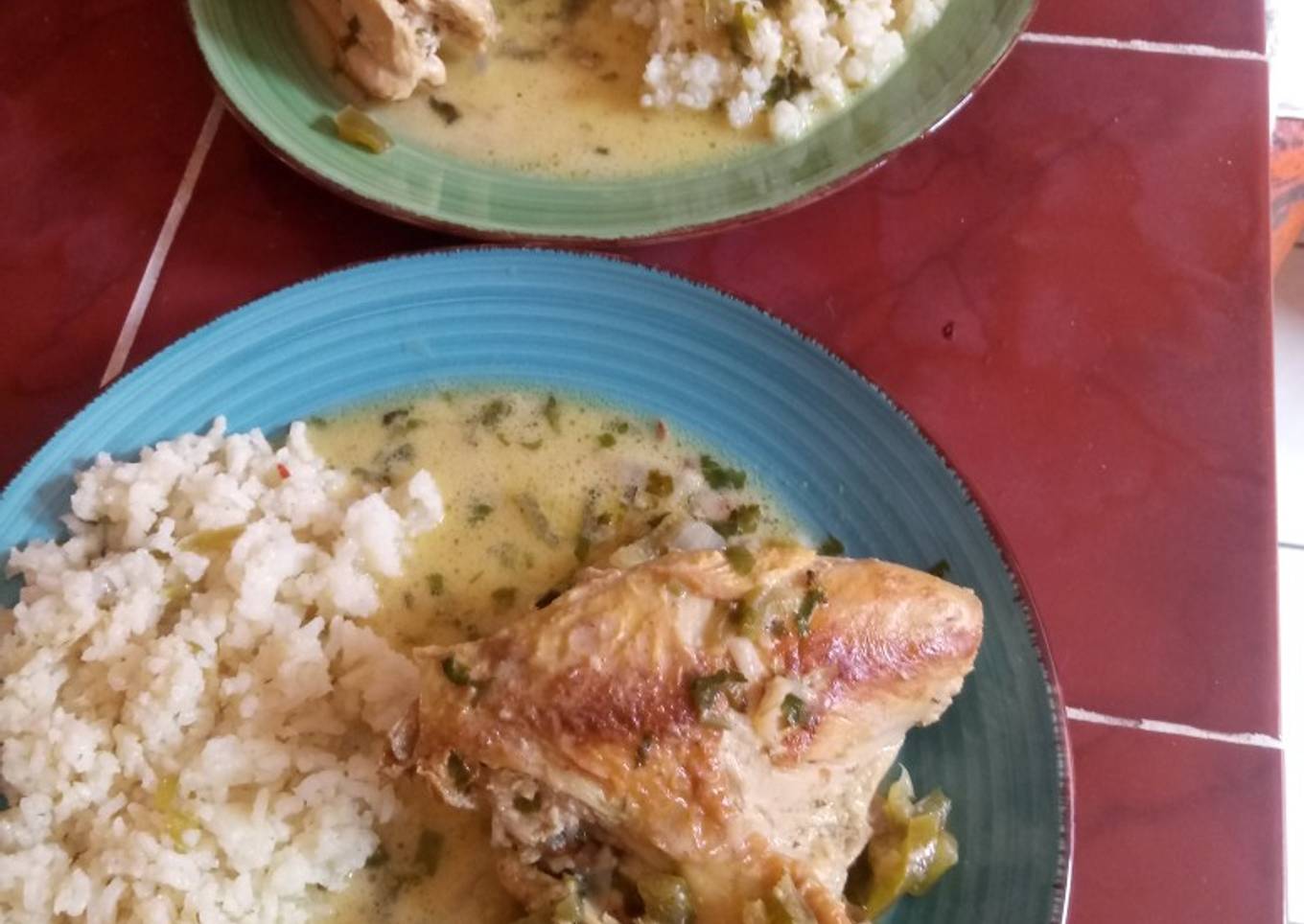 Pollo en crema