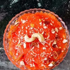 A picture of Papaya Halwa.