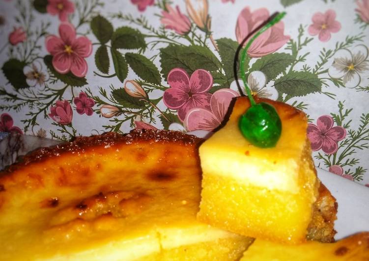 Cara mudah memasak Pineapple cassava bingka yang Bisa Manjain Lidah