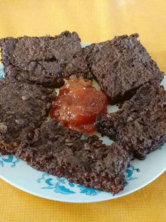 Una foto de Brownies Veganos