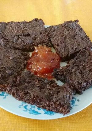 Una foto de Brownies Veganos