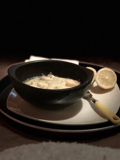 Una foto de Camarones con queso