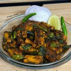 Chicken Spicy Sausage Masala Fry A picture of Chicken Spicy Sausage Masala Fry.