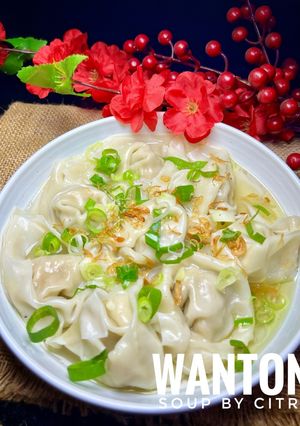 Foto resep Wanton Soup (Pangsit Rebus)