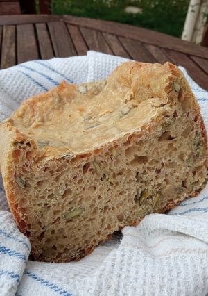 Une photo de Pain aux graines de courges