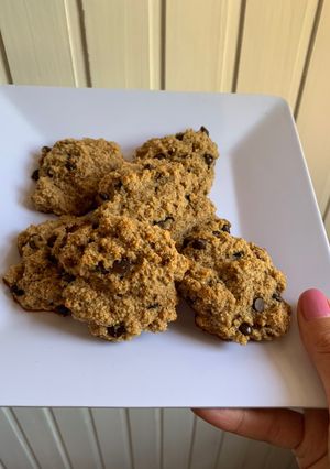 Una foto de Cookies de coco nuez y avena