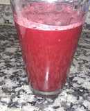 Jugo salado de remolacha y limón