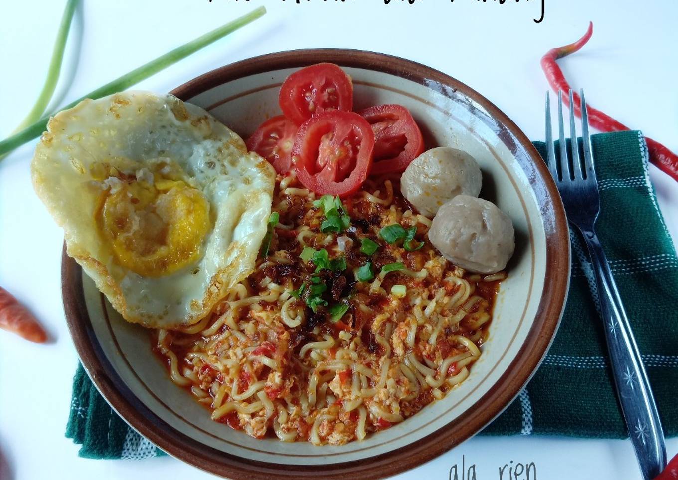 Mie Abuih ala Minang