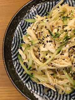 鹽水漬法涼拌雞絲 的食譜成品照片