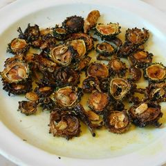 A picture of Bitter gourd fries.