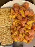 Ceviche camarón y mango