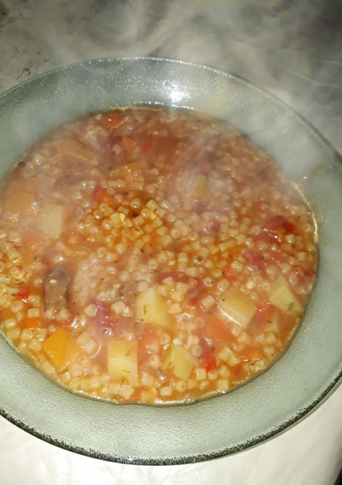 Una foto de Guiso de fideos munición