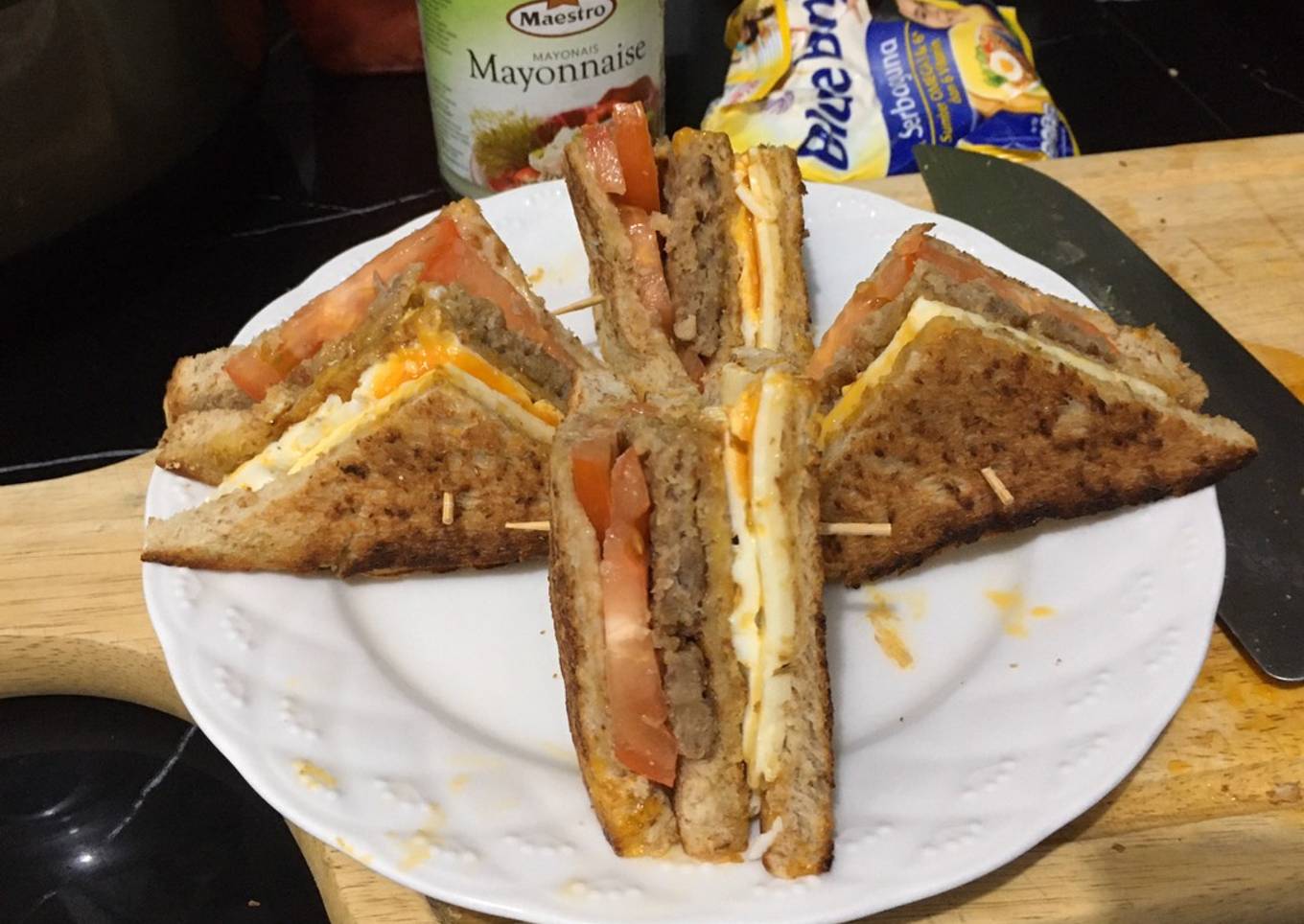 Club Sandwich Ala Chef Turnip