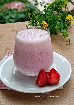 Foto resep Smoothies Stroberi