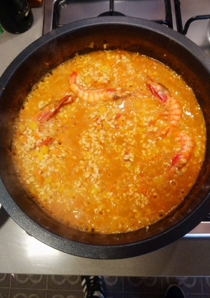 Una foto de Arrocito con gambas