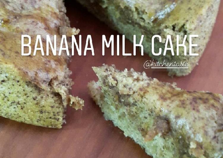 Banana Milk Cake Steam ala Kitchentaste