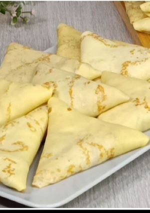Фото Найсоковитіші млинці з куркою та грибами 🥞.