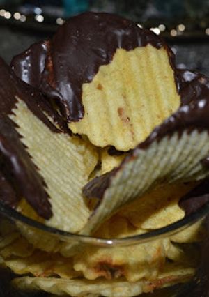 A picture of Chocolate Potato Chips.