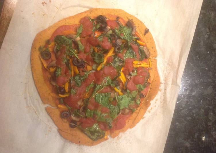 Step-by-Step Guide to Prepare Quick Lentil vegetables pizza