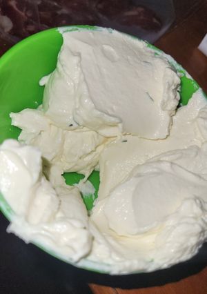 Una foto de Queso de untar o ricota casero