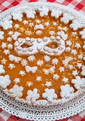 Foto di Crostata con crema di mandarino