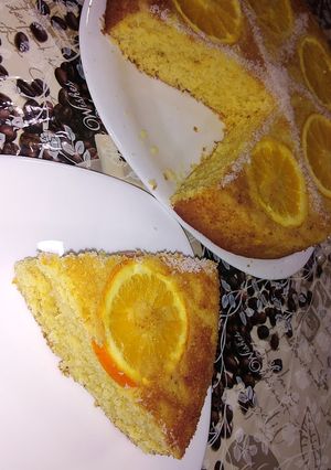 صورة لوصفة كيكة البرتقال بنة و طراوة رووعة 🍊