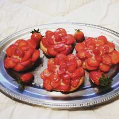 Une photo de Tartelettes aux fraises