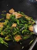 Tumis Kangkung Terasi Tempe