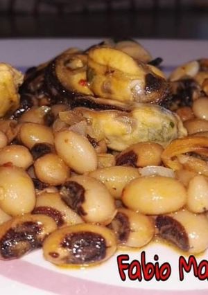 Foto di Fagioli dell'Occhio con Cozze