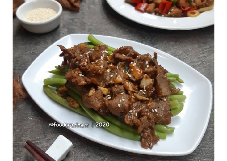 Buncis Daging Saus Wijen