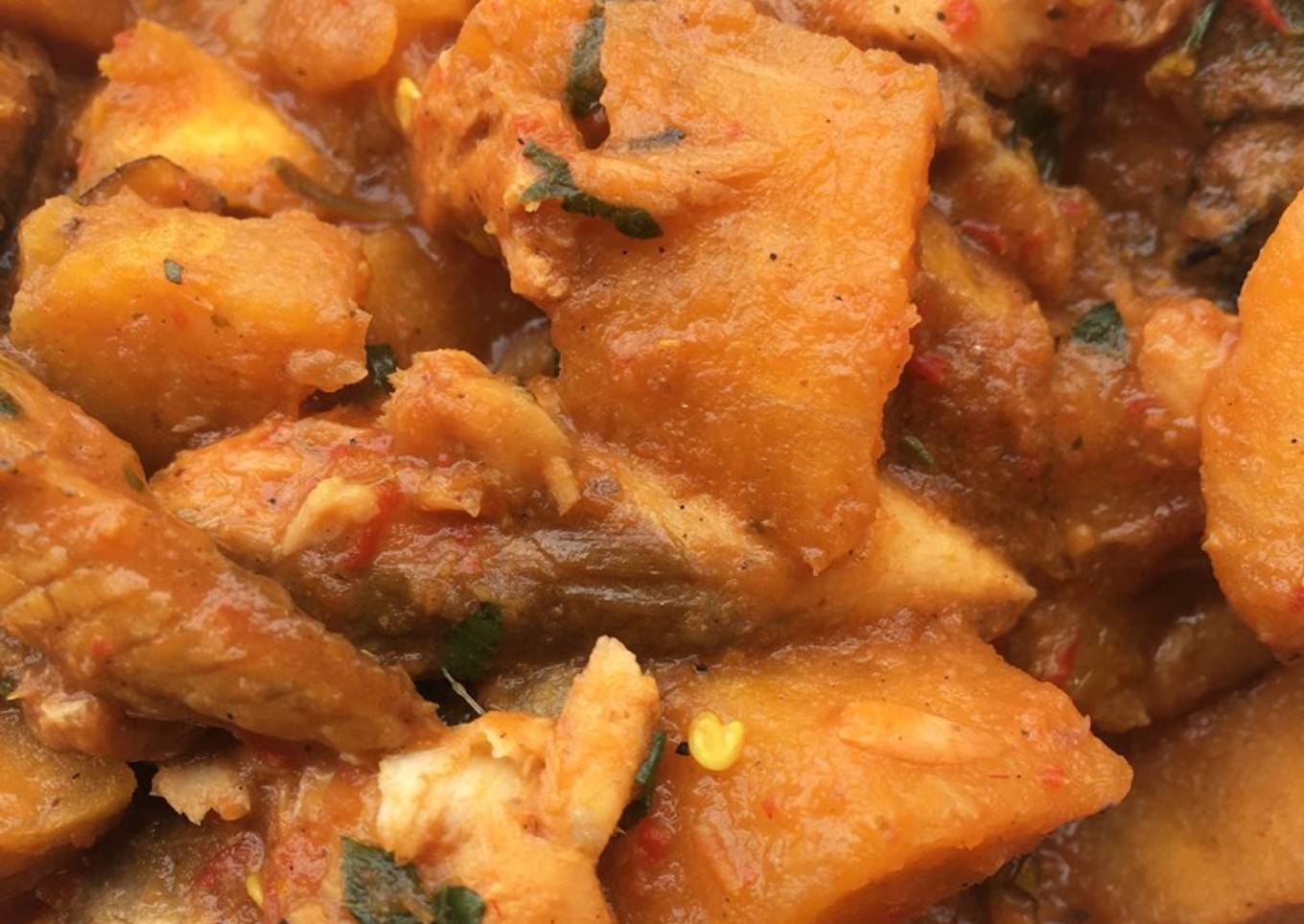 Half Ripe Plantain Porridge