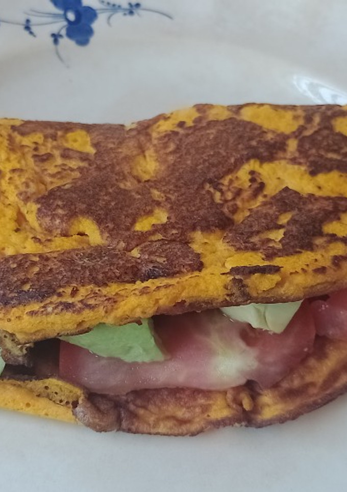 Una foto de Crepé de zanahoria