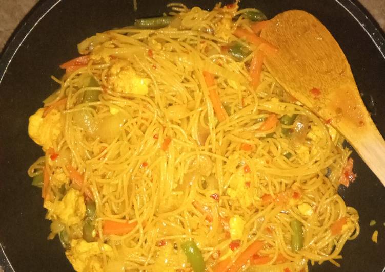 Recipe of Favorite Fried spagetti with veggies