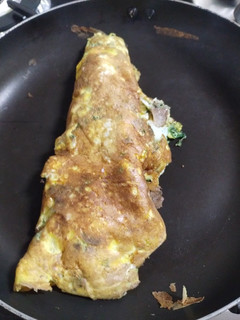 Una foto de Omelette de champiñones