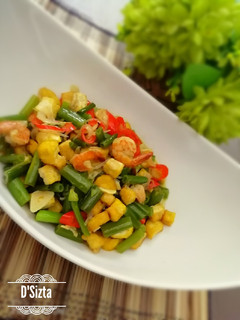 Foto resep Bunga Bawang Tumis Tahu Udang