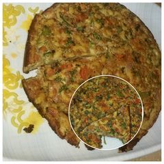 A picture of Mecroni omlate.