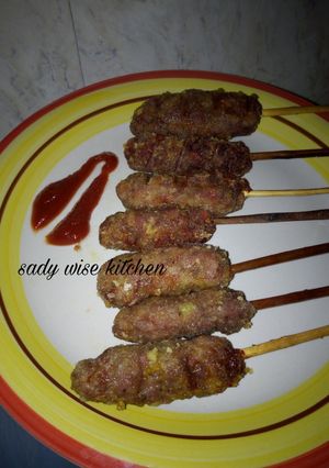 A picture of Mincedmeat kebab.
