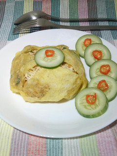 Foto resep 335. Mi goreng buntel (bungkus telur)