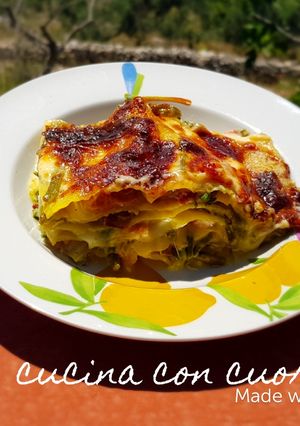 Foto di Lasagna asparagi e speck🌲🎅