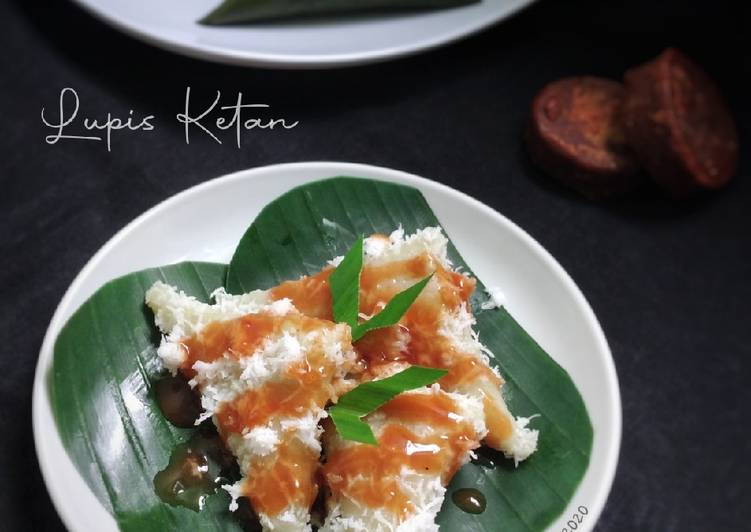 resep cara buat 10. Lupis Ketan