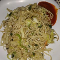 A picture of Chicken noodles recipe.