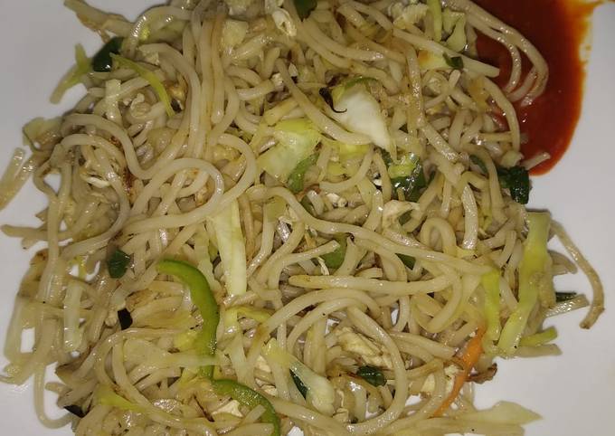 Steps to Make Homemade Chicken noodles recipe