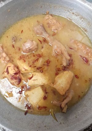 Foto resep Opor ayam tahu tempe