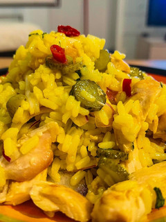 Foto di Insalata di riso e pollo