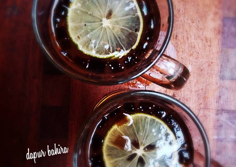makanan Es Lemon tea cincau Anti Gagal