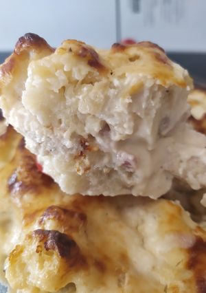 Keto csőben sült rakott karfiol recept fotója