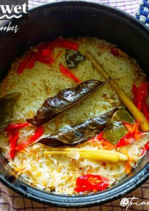 Foto resep Nasi liwet Ricecooker
