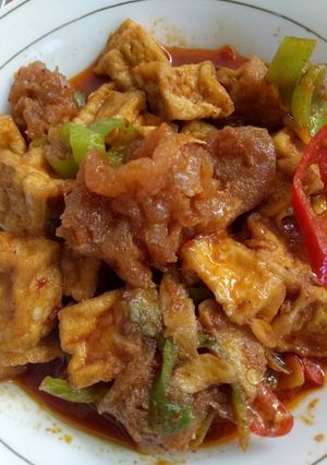 Foto resep Sambal goreng krecek dan tahu