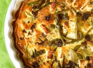 Foto de Tarte de Curgete e Espargos