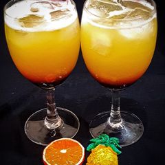 A picture of After glow cocktail.